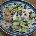 や～たん食堂's cooksnap of when they made 豚こま肉とブロッコリーと蓮根の甘酢炒め☻.