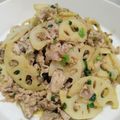 ナツ☆ママ's cooksnap of when they made 豚バラれんこんのオイスターソース炒め.
