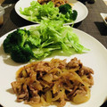 かなぽん☆☆'s cooksnap of when they made 豚こま切れ肉と新玉ねぎの粒マスタード炒め.