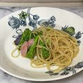 ナピト's cooksnap of when they made 菜の花とウインナーの和風パスタ.