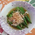 くネコまろす's cooksnap of when they made 【レンジ調理】おくらのお浸し.