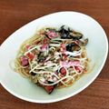 ｊｏｃｏｍｏｍｏｌａ's cooksnap of when they made レンジで簡単☆しめじベーコン納豆のパスタ.