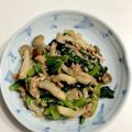 み1228's cooksnap of when they made 小松菜とツナとしめじのポン酢和え.