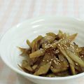 umemodoki's cooksnap of when they made 歯ごたえもおいしい♪甘辛ごぼう.