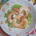 くネコまろす's cooksnap of when they made ブロッコリーの茎とエビの塩味炒め.