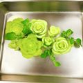 ＠mapleleaf's cooksnap of when they made 薔薇の小松菜サラダ.