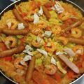 nyangomama's cooksnap of when they made ♡シーズニングで簡単パエリア♡.