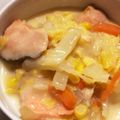 エリーモ's cooksnap of when they made 鮭と白菜のみそクリームシチュー.