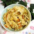 monchan♪♪'s cooksnap of when they made ごぼう天と鶏肉の炊き込みご飯♪.