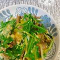 オウジリリノエ's cooksnap of when they made 水菜たっぷり牛ごぼうの柳川風.
