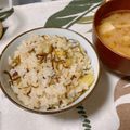 てぃーひ's cooksnap of when they made 塩昆布でコク出し！さつまいもごはん.