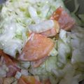 クックIZTM9E☆'s cooksnap of when they made 柿がおかずに！柿とキャベツのマヨサラダ.