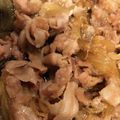 Sの楽々クッキング's cooksnap of when they made 簡単ひやあつ肉うどん☆めんつゆ使用.