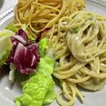 liliolin★'s cooksnap of when they made アボカドとツナの豆腐ソース・スパゲッティ.