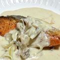 ふんにゃん's cooksnap of when they made サーモンムニエル♪野菜ミルクソース♡.
