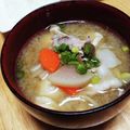 ジュスカ's cooksnap of when they made 我が家の豚汁✿.