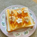 シルバニア's cooksnap of when they made 柿とバナナのトースト.
