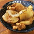 低カロ探検隊's cooksnap of when they made こかぶと鶏肉のこってり炒め.