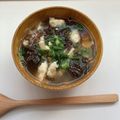 クックKAE39S☆'s cooksnap of when they made 崩し豆腐ともずくの生姜スープ.