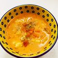 あっこ姉's cooksnap of when they made にんじんと鶏肉のクリームミネストローネ.