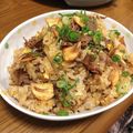 クックITRJOB☆'s cooksnap of when they made 大人の♡牛肉と牛蒡のガーリックライス.