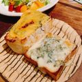 kaokaofood's cooksnap of when they made 簡単美味しい♬大根葉のチーズトースト.