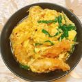 Banannana's cooksnap of when they made 残り物チキンカツ丼.