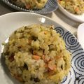 ♡まゆみゆ♡'s cooksnap of when they made 鮭と高菜のチャーハン.