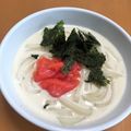yuri328's cooksnap of when they made 明太クリームうどん.