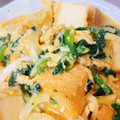 りーとぽん's cooksnap of when they made 厚揚げのすき焼き風卵とじ.