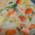 くーこぷ's cooksnap of when they made 豆乳でまろやか鮭クリームシチュー☆.
