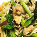 菜つ実☆ミ's cooksnap of when they made 豚肉ともやしと小松菜と椎茸の中華炒め風.