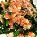 クック75J0LW☆'s cooksnap of when they made お年寄り絶讚シリーズ❗エビ、ほうれん草❗.