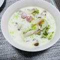 みぎわ's cooksnap of when they made 白菜ときのこのミルクスープ.