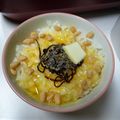 卯月のうさぎ２０１４'s cooksnap of when they made 朝食に！やみつき塩昆布バターの卵かけご飯.