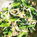 ムーミン☆ママ's cooksnap of when they made 春菊ともやしのナムル.