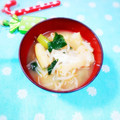 ふうはっちゃん's cooksnap of when they made もやしと小松菜の味噌汁♪.