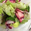 ロミs's cooksnap of when they made フルーツみたいなカブ!もものすけサラダ.