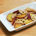 RateMal's cooksnap of when they made れんこんとさつま芋と豚肉のオイスター炒め.
