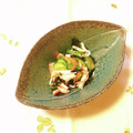 yesmama's cooksnap of when they made わかめきゅうりカニかまの酢物.