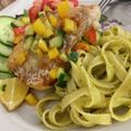 Amy9180trp's cooksnap of when they made 白身魚のポワレ＊彩り野菜ソース.