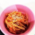 Pukpuk69's cooksnap of when they made きんぴら大根☆.