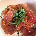 よしリンゴＣＰ's cooksnap of when they made 大葉とゴマ油でマグロの漬け♡簡単丼にも！.