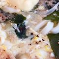 mipiyan's cooksnap of when they made ダシダで決まる！ワカメと溶き卵のうどん.