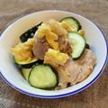 hitomi41's cooksnap of when they made ズッキーニと鳥もも肉の炒めもん.