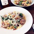 fabila's cooksnap of when they made 菜の花とあさりのパスタ.