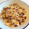 sara0802's cooksnap of when they made 朝食に♪胡桃とレーズンきな粉胡麻グルト♡.
