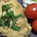 よろずやおよよ's cooksnap of when they made 梅ひじき豆腐おからの和風ハンバーグ.