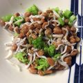 ベティ３'s cooksnap of when they made 納豆・しらす・ブロッコリーの和え物.