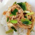 ちーまぐ's cooksnap of when they made ランチ☆時短♪簡単♪葱と油揚げ☆きつね丼.